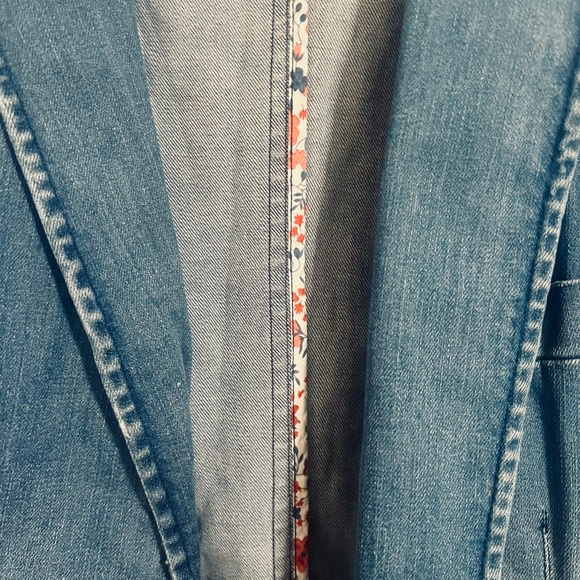 Denim sport coat size 54 - Picture 2 of 6